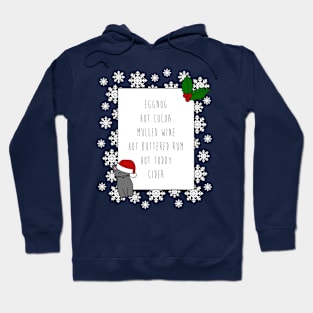 Classic Christmas Drinks Hoodie